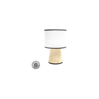 Fabrilamp Fabrilamp - L&aacute;mpara De Sobremesa Camboya 1xe27 Blanco/natural 25d