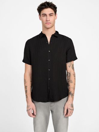 Guess Ben Textured Short-Sleeve Shirt