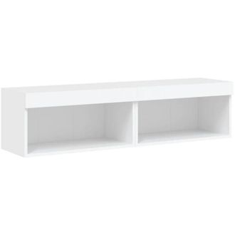 vidaXL Vidaxl - tv Cabinets with led Lights 2 pcs White 60x30x30 cm