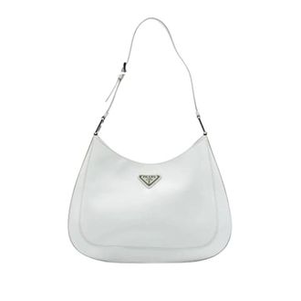 Prada Pre-owned Vintage Schoudertas - Dames - Pre-owned - Wit - Maat: ONE Size Leer