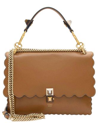Fendi Fendi Studded Kan I Medium Shoulder Bag (Authentic Pre-Loved)