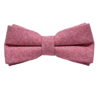 King & Priory Stonewashed Red Bow Tie