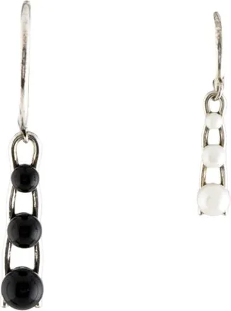 Saint Laurent Faux Pearl Drop Earrings