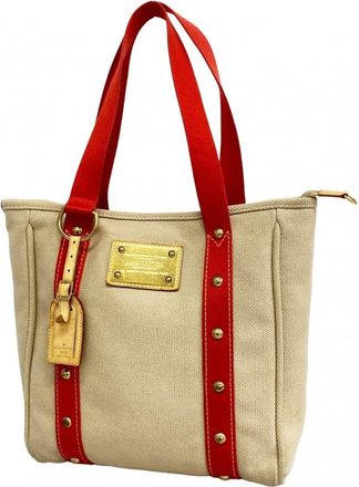 Louis Vuitton Beige Tote Bag (Pre-Owned)