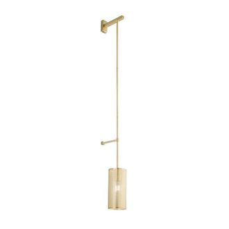 Luce-Ambiente-Design aplique King en Metal Oro Efecto Suspensi&oacute;n 120 Cm
