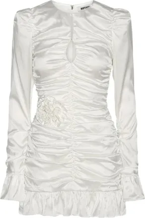 Rotate Rotate Birger Christensen, Kleedjes, Dames, Wit, XS, Korte jurk