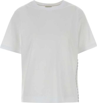 Dries Van Noten Heydu T-shirt - Dames - T-shirts - Wit - M - Katoen - Tops