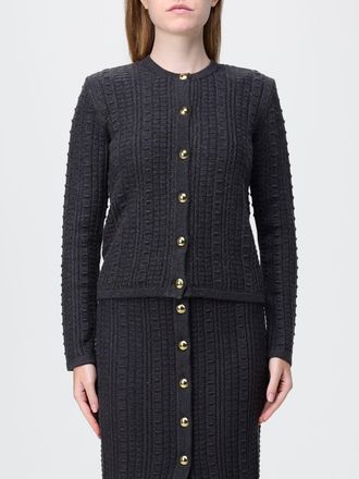 Twinset Cardigan girocollo in misto lana con chiusura a bottoni