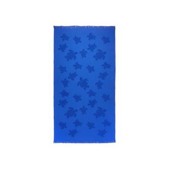 Vilebrequin Beach Fouta in Cotton Jacquard Turtles in Marrakech at Nordstrom