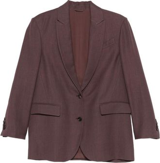 Brunello Cucinelli Einreihige Blazerjacke von Brunello Cucinelli