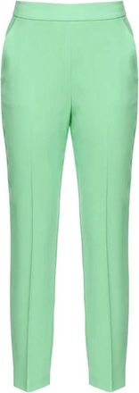 Pinko Multicolor Ritszakbroek - Dames - Vrijetijds broeken - Groen - XL - Polyester - Broeken