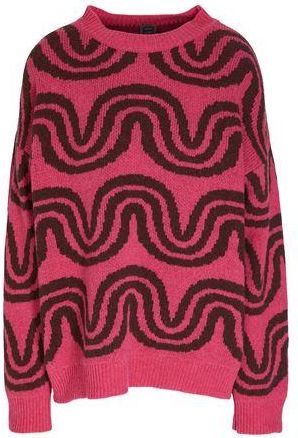 8 by YOOX WOOL BLEND JACQUARD OVERSIZE JUMPER