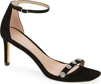 Stuart Weitzman Justina 75 Sandal in Black at Nordstrom Rack, Size 5.5