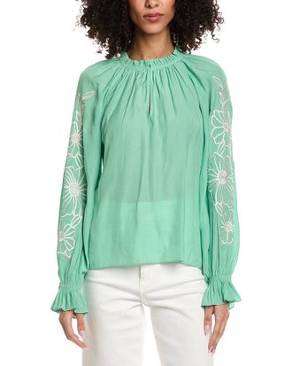 Ramy Brook Sakura Long Sleeve Top