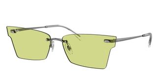 Ray-Ban Green Irregular Unisex Sunglasses RB3730 004/2 64