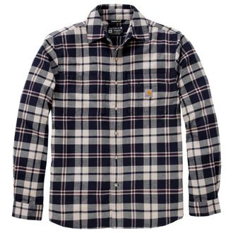 Carhartt Work in Progress Flannel L/S Plaid Shirt Hemd f&uuml;r Herren | grau