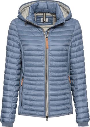 Camel Active Lichtgewicht gewatteerde polyamide jas - Dames - Winterjassen - Blauw - 7XL - Jassen