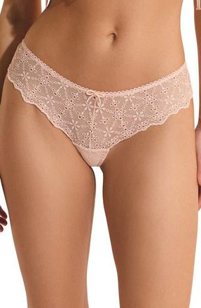 Etam Jane Embroidered Bralette in Powder Pink at Nordstrom, Size Medium