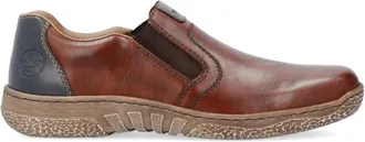 Rieker Bruine loafers - Heren - Loafers - Bruin - 41 EU - Leer - Schoenen
