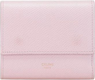 Celine Pre-owned Wallets, female, Pink, Size: ONE SIZE Pre-owned Leather Wallet