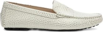 Tod's gomino leather loafers - White