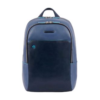 Piquadro Backpacks, male, Blue, ONE SIZE, Personalizable laptop backpack 15.6