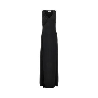 Victoria Beckham Jersey dress with splits Woman 8