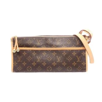 Louis Vuitton Pre-owned Shoulder Bags, female, Brown, Size: ONE SIZE Pre-owned Popincourt Monogram shoulder bag