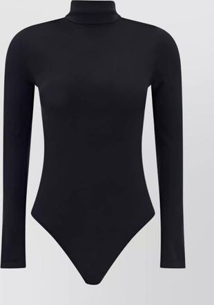 Wolford cotton blend roll-neck long-sleeve bodysuit