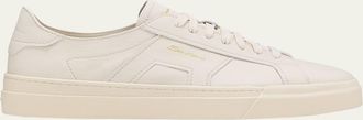 Santoni Mens DBS Leather Low-Top Sneakers