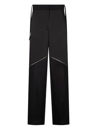 Liu Jo zip wide trousers - Black