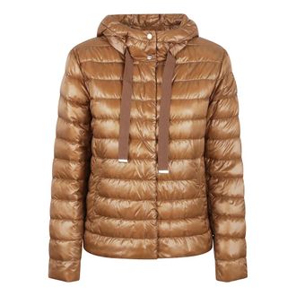 Herno Down Jackets, female, Brown, Size: 2XS Down Jacket