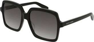 Saint Laurent Sunglasses, female, Black, Size: 56 MM SL 174 Sunglasses