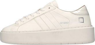 D.A.T.E. D.a.t.e., Schoenen, Dames, Wit, 40 EU, Leer, Sneakers