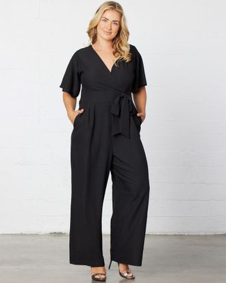 Kiyonna Charisma Crepe Jumpsuit