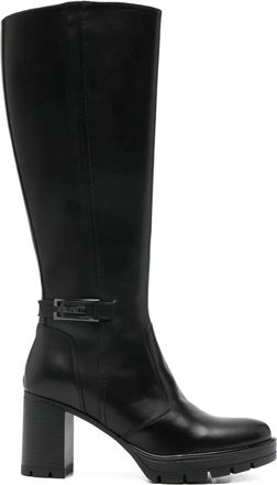 Nero Giardini Stivali biker con fibbia