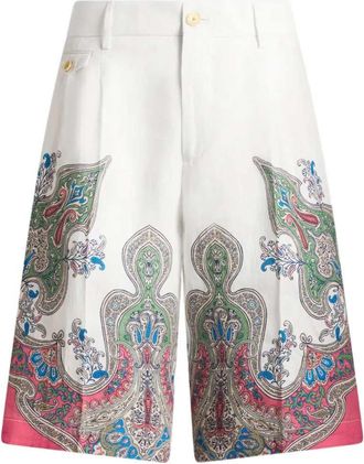 Etro Korte broek met Etro Paisley-print