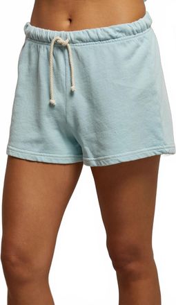 perfectwhitetee Womens Layla Sweat Shorts In Blue