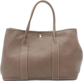 Herm&egrave;s Borsa tote Garden Party PM in pelle 2018 - Grigio