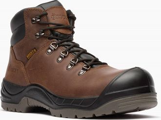Rocky Mens Worksmart Waterproof Work Boot In Brown