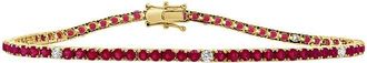 Sabrina Designs 14K 4.94 Ct. Tw. Diamond & Ruby Stackable Tennis Bracelet