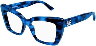 Balenciaga Authentieke Bril met Topkwaliteit - Dames - Brillen - Blauw - 52 MM - Accessoires