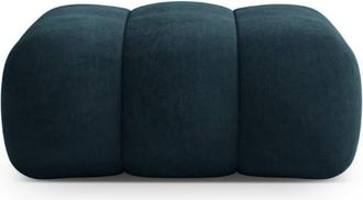 Cosmopolitan Design Puf terciopelo petr&oacute;leo oscuro