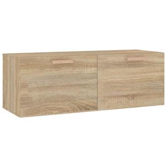 vidaXL Armario Pared Madera Contrachapada Roble Sonoma 100x36,5x35 Cm Vidaxl