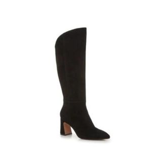 Vince Camuto Womens Vince Camuto Kailen Boots Black Pointed Toe Wide Calf HAWK1990