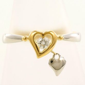 C&A Platinum Yellow Gold Yellow Gold (18K) Platinum 900 Band Ring (Pre-Owned)