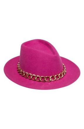 Eugenia Kim Blaine Wool Felt Fedora in Magenta at Nordstrom Rack