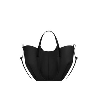 Generic Compatible For Large Capacity Womens Handbag, Leather Pleated Wing Bag, One Shoulder Underarm(Black B,Style C)