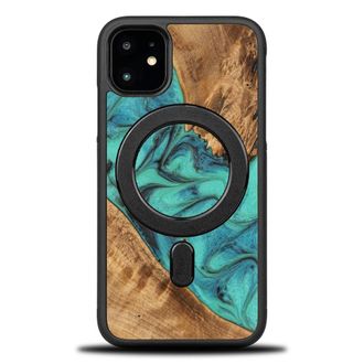 OEM Funda Bewood Unique Para Iphone 11 - Turquesa Con Magsafe