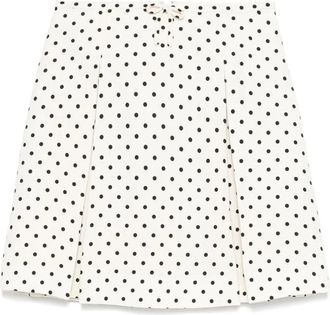 Valentino Garavani Minigonna Supergran Plusdepois con stampa - Toni neutri